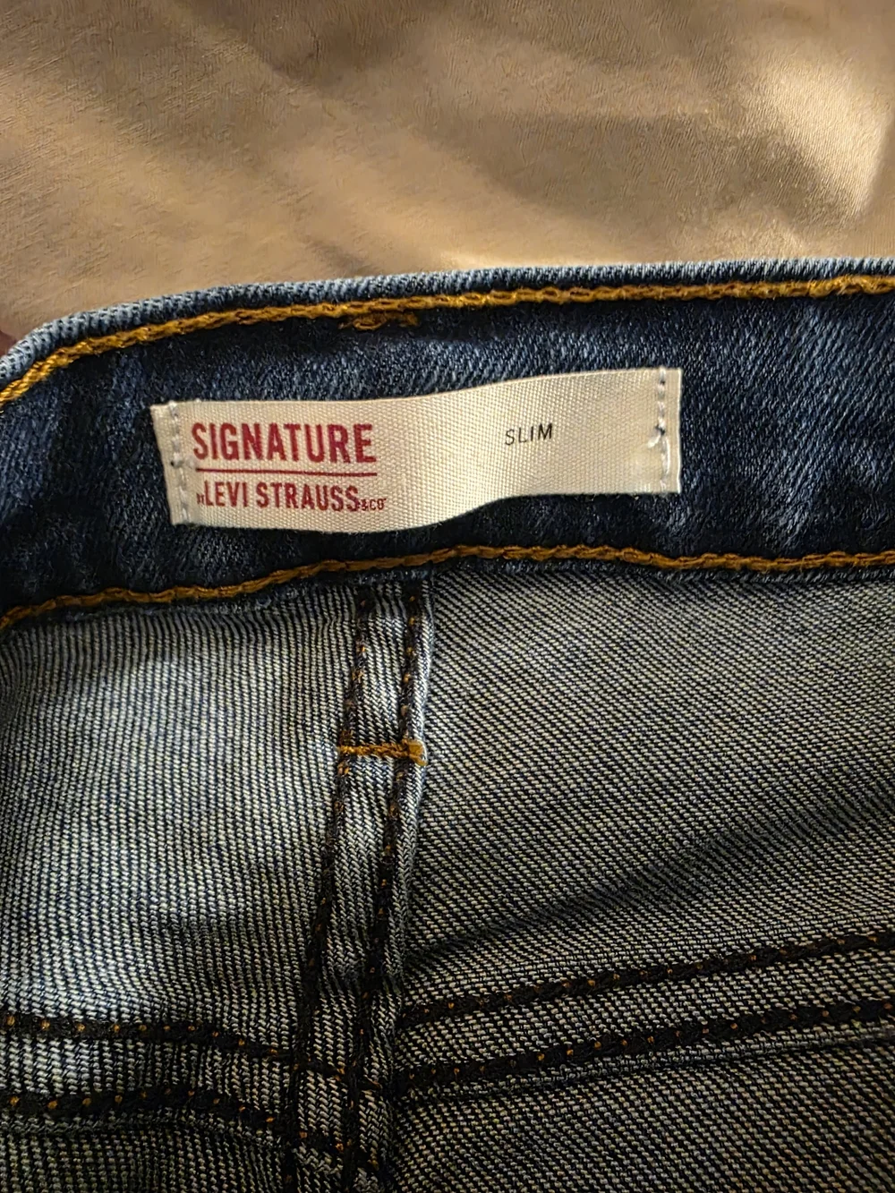 Levi's Men's Slim Straight Dark Blue Washed Jeans